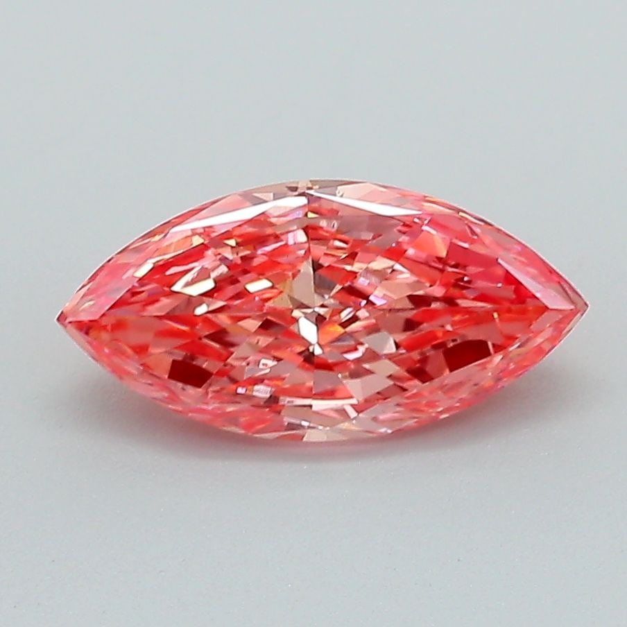 Loose Diamond - MARQUISE 1.02ct Fancy Vivid Pink VS1: Loose Diamond - MARQUISE 1.02ct Fancy Vivid Pink VS1 Source: This is a real non-mined Diamond that has been grown in a lab Shape: MARQUISE Carats: 1.02 Color: Fancy Vivid Pink Certification: IGI