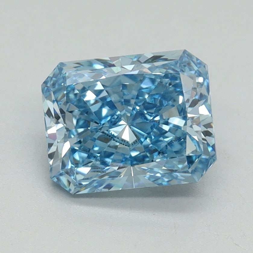 Loose Diamond - RADIANT 1.5ct Fancy Vivid Blue VS1: Loose Diamond - RADIANT 1.5ct Fancy Vivid Blue VS1 Source: This is a real non-mined Diamond that has been grown in a lab Shape: RADIANT Carats: 1.5 Color: Fancy Vivid Blue Certification: IGI Video: