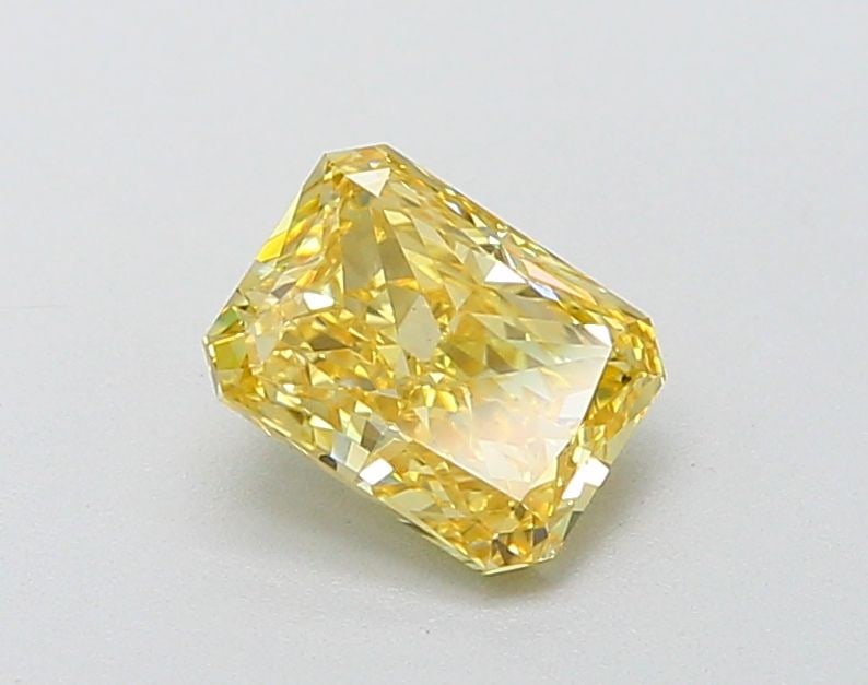 Loose Diamond - RADIANT 1.05ct Fancy Yellow VS1: Loose Diamond - RADIANT 1.05ct Fancy Yellow VS1 Source: This is a real non-mined Diamond that has been grown in a lab Shape: RADIANT Carats: 1.05 Color: Fancy Yellow Certification: IGI Video: