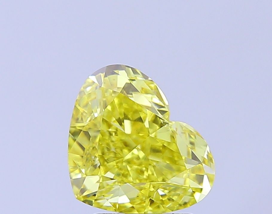 Loose Diamond - HEART 3.25ct Fancy Intense Yellow VS1: Loose Diamond - HEART 3.25ct Fancy Intense Yellow VS1 Source: This is a real non-mined Diamond that has been grown in a lab Shape: HEART Carats: 3.25 Color: Fancy Intense Yellow Certification: IGI Vid