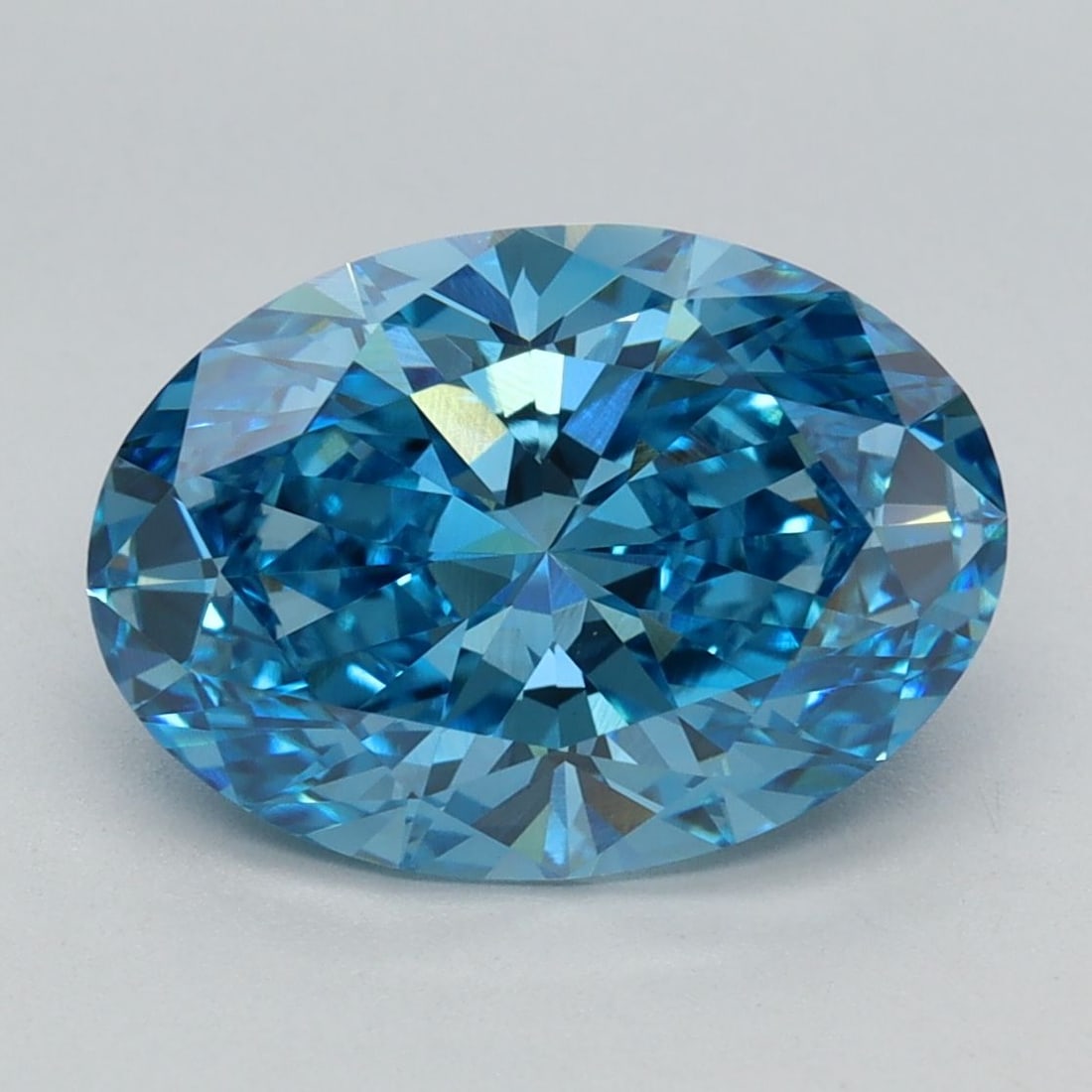 Loose Diamond - OVAL 2.76ct Fancy Vivid Blue VS1: Loose Diamond - OVAL 2.76ct Fancy Vivid Blue VS1 Source: This is a real non-mined Diamond that has been grown in a lab Shape: OVAL Carats: 2.76 Color: Fancy Vivid Blue Certification: IGI Video: