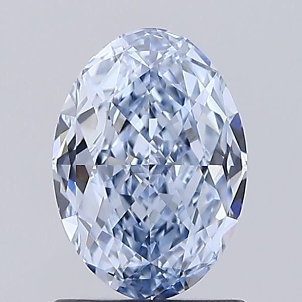 Loose Diamond - OVAL 1.16ct Fancy Blue VVS2: Loose Diamond - OVAL 1.16ct Fancy Blue VVS2 Source: This is a real non-mined Diamond that has been grown in a lab Shape: OVAL Carats: 1.16 Color: Fancy Blue Certification: IGI Video: