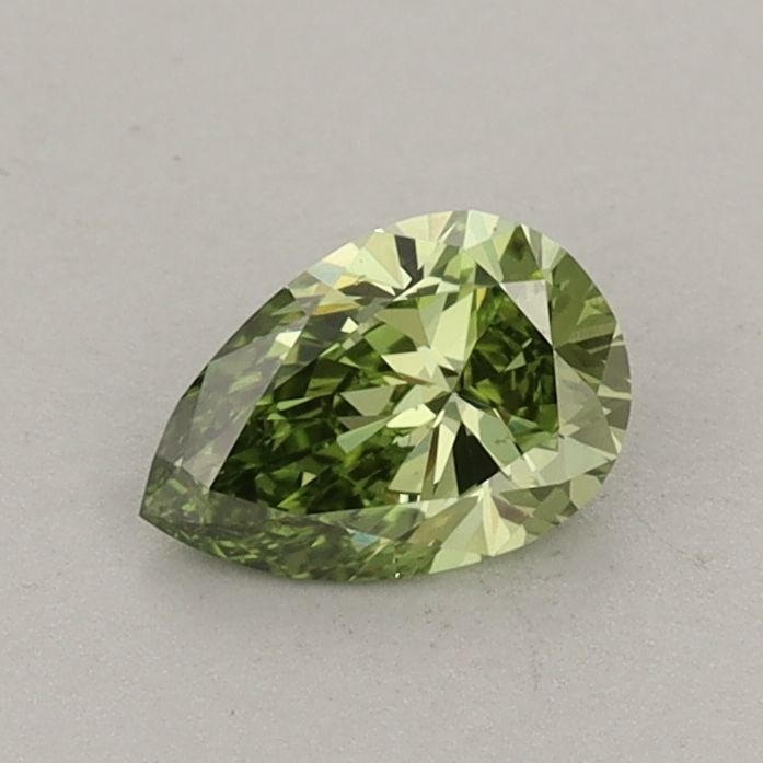Loose Diamond - PEAR 0.47ct Fancy Vivid Green VS1: Loose Diamond - PEAR 0.47ct Fancy Vivid Green VS1 Source: This is a real non-mined Diamond that has been grown in a lab Shape: PEAR Carats: 0.47 Color: Fancy Vivid Green Certification: IGI Video: