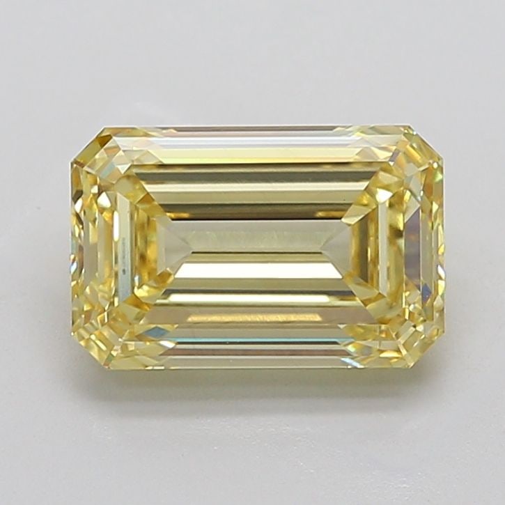 Loose Diamond - EMERALD 5.08ct Fancy Yellow VS1: Loose Diamond - EMERALD 5.08ct Fancy Yellow VS1 Source: This is a real non-mined Diamond that has been grown in a lab Shape: EMERALD Carats: 5.08 Color: Fancy Yellow Certification: IGI The Diamond Dep