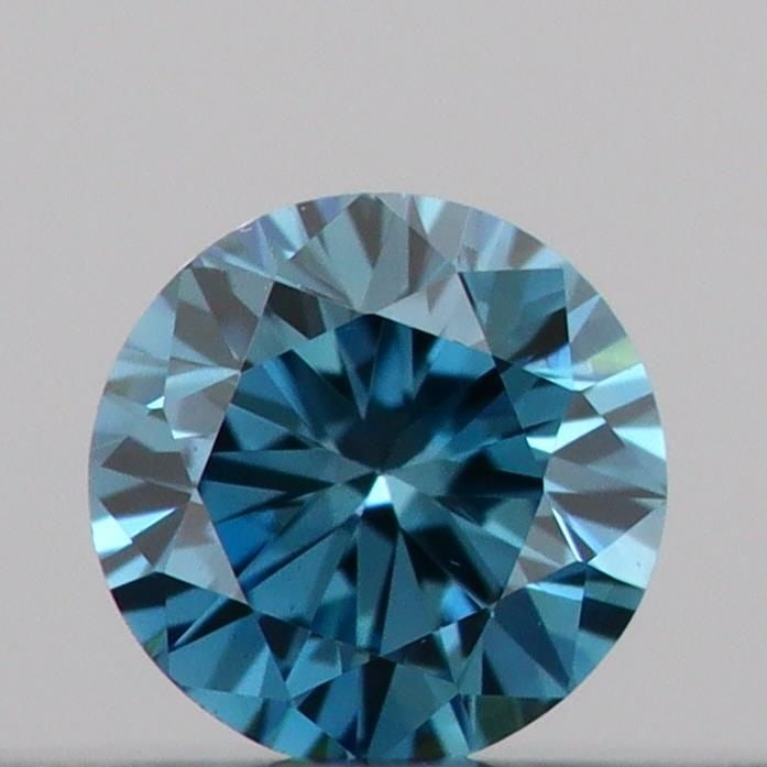 Loose Diamond - ROUND 0.1ct Fancy Vivid Blue VS1: Loose Diamond - ROUND 0.1ct Fancy Vivid Blue VS1 Source: This is a real non-mined Diamond that has been grown in a lab Shape: ROUND Carats: 0.1 Color: Fancy Vivid Blue Certification: IGI Video: Video