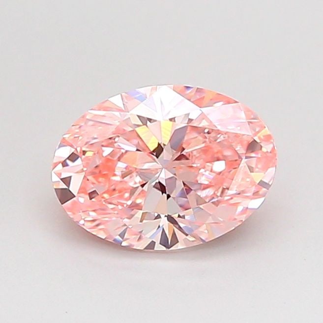 Loose Diamond - OVAL 1.0ct Fancy Vivid Pink VVS2: Loose Diamond - OVAL 1.0ct Fancy Vivid Pink VVS2 Source: This is a real non-mined Diamond that has been grown in a lab Shape: OVAL Carats: 1.0 Color: Fancy Vivid Pink Certification: IGI Video: