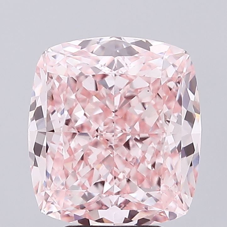 Loose Diamond - CUSHION MODIFIED 5.23ct Fancy Intense Pink VS1: Loose Diamond - CUSHION MODIFIED 5.23ct Fancy Intense Pink VS1 Source: This is a real non-mined Diamond that has been grown in a lab Shape: CUSHION MODIFIED Carats: 5.23 Color: Fancy Intense Pink Cert