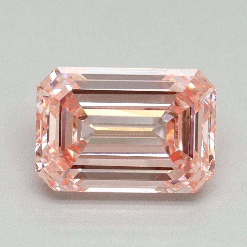 Loose Diamond - EMERALD 1.78ct Fancy Vivid Pink VS1: Loose Diamond - EMERALD 1.78ct Fancy Vivid Pink VS1 Source: This is a real non-mined Diamond that has been grown in a lab Shape: EMERALD Carats: 1.78 Color: Fancy Vivid Pink Certification: IGI Video: