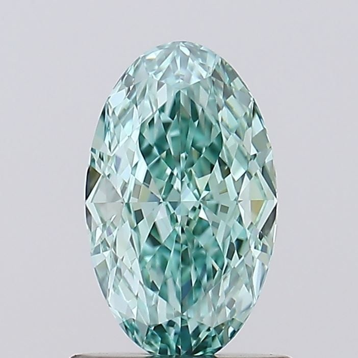 Loose Diamond - OVAL 0.9ct Fancy Vivid Green IF: Loose Diamond - OVAL 0.9ct Fancy Vivid Green IF Source: This is a real non-mined Diamond that has been grown in a lab Shape: OVAL Carats: 0.9 Color: Fancy Vivid Green Certification: IGI Video: