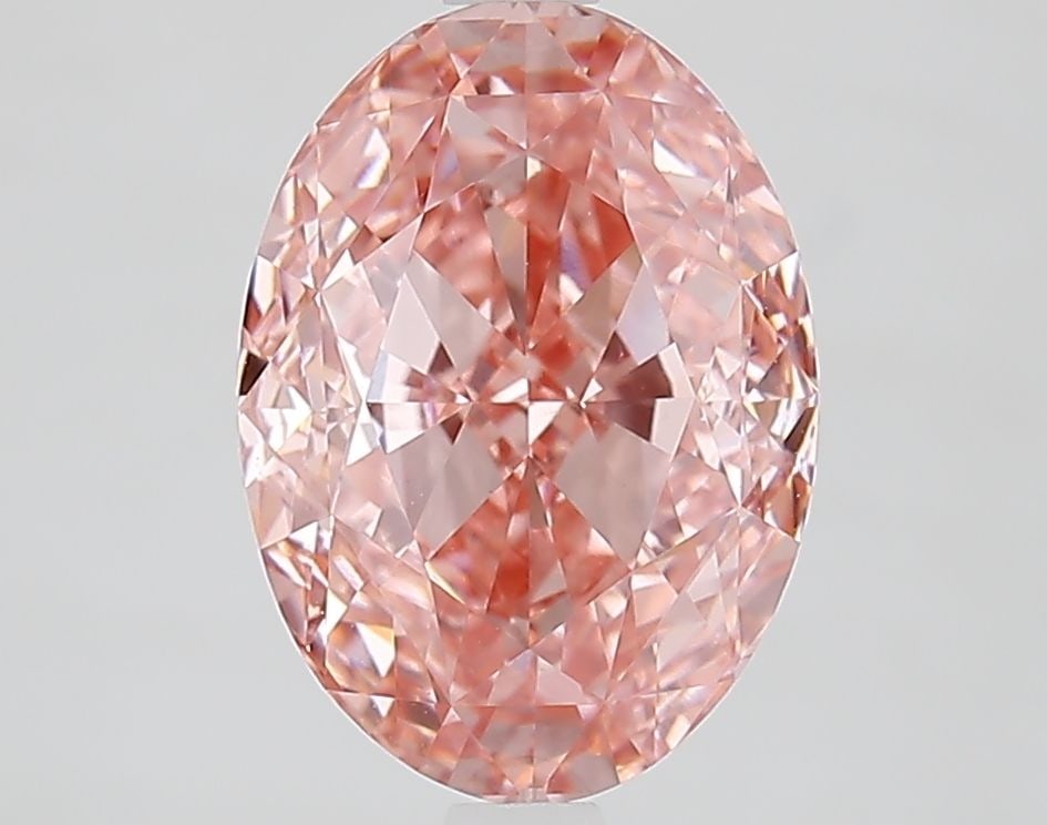 Loose Diamond - OVAL 3.51ct Fancy Vivid Pink VS1: Loose Diamond - OVAL 3.51ct Fancy Vivid Pink VS1 Source: This is a real non-mined Diamond that has been grown in a lab Shape: OVAL Carats: 3.51 Color: Fancy Vivid Pink Certification: IGI Video:
