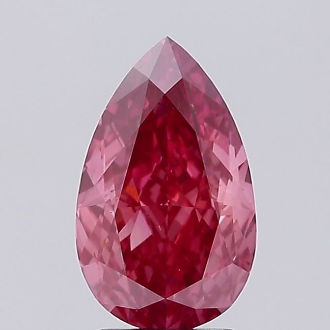 Loose Diamond - PEAR 3.02ct Fancy Vivid Pink VS2 (1 of 1)