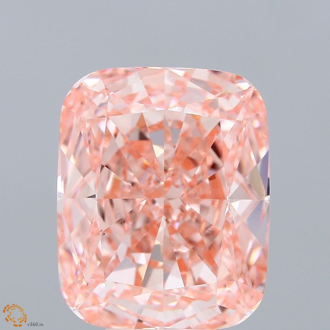 Loose Diamond - CUSHION BRILLIANT 9.26ct Fancy Vivid Pink VS1: Loose Diamond - CUSHION BRILLIANT 9.26ct Fancy Vivid Pink VS1 Source: This is a real non-mined Diamond that has been grown in a lab Shape: CUSHION BRILLIANT Carats: 9.26 Color: Fancy Vivid Pink Certif