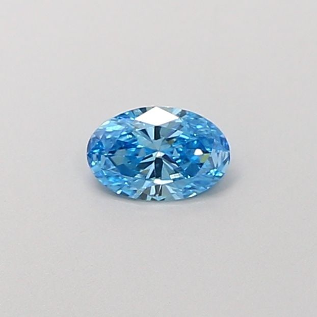 Loose Diamond - OVAL 0.33ct Fancy Vivid Blue VS1: Loose Diamond - OVAL 0.33ct Fancy Vivid Blue VS1 Source: This is a real non-mined Diamond that has been grown in a lab Shape: OVAL Carats: 0.33 Color: Fancy Vivid Blue Certification: IGI Video: