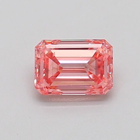 Loose Diamond - EMERALD 0.52ct Fancy Intense Pink SI2: Loose Diamond - EMERALD 0.52ct Fancy Intense Pink SI2 Source: This is a real non-mined Diamond that has been grown in a lab Shape: EMERALD Carats: 0.52 Color: Fancy Intense Pink Certification: NONE Vi