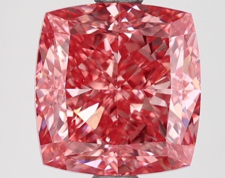 Loose Diamond - CUSHION MODIFIED 2.71ct Fancy Vivid Pink VS1: Loose Diamond - CUSHION MODIFIED 2.71ct Fancy Vivid Pink VS1 Source: This is a real non-mined Diamond that has been grown in a lab Shape: CUSHION MODIFIED Carats: 2.71 Color: Fancy Vivid Pink Certific