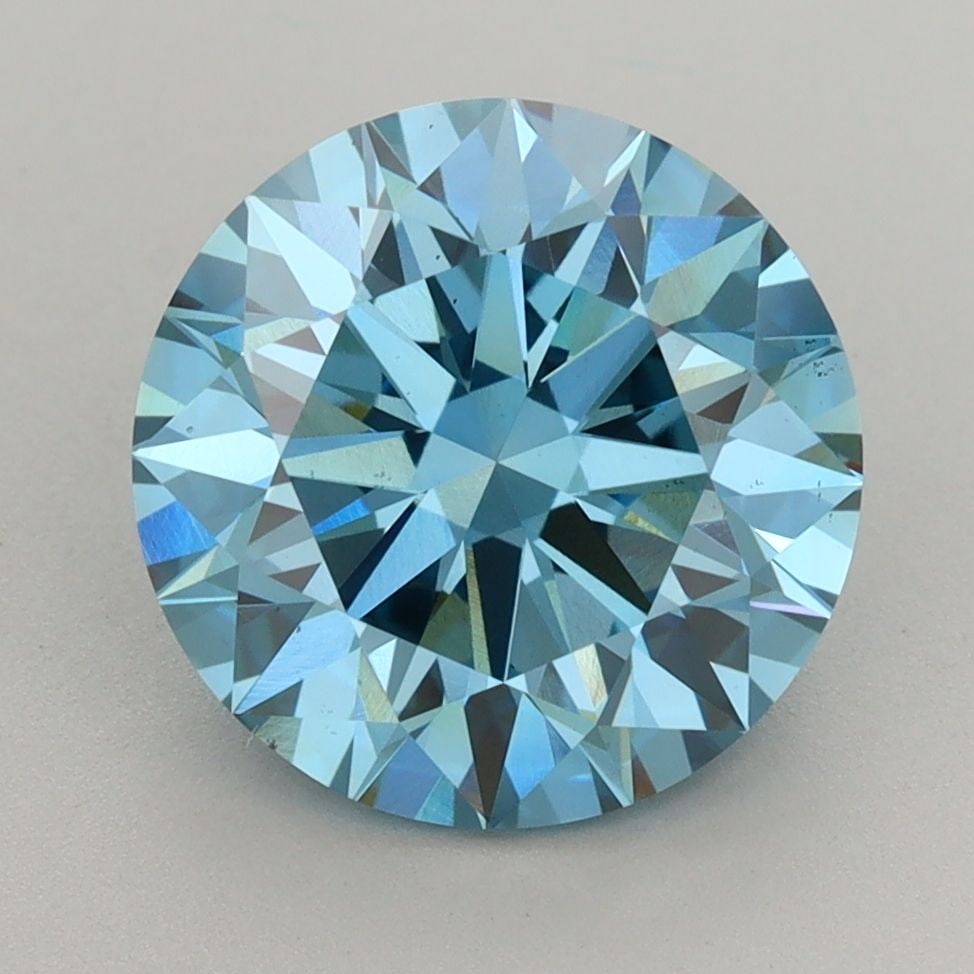 Ideal Loose Diamond - ROUND 3.99ct Fancy Vivid Blue VS2: Ideal Loose Diamond - ROUND 3.99ct Fancy Vivid Blue VS2 Source: This is a real non-mined Diamond that has been grown in a lab Shape: ROUND Carats: 3.99 Color: Fancy Vivid Blue Certification: IGI Video