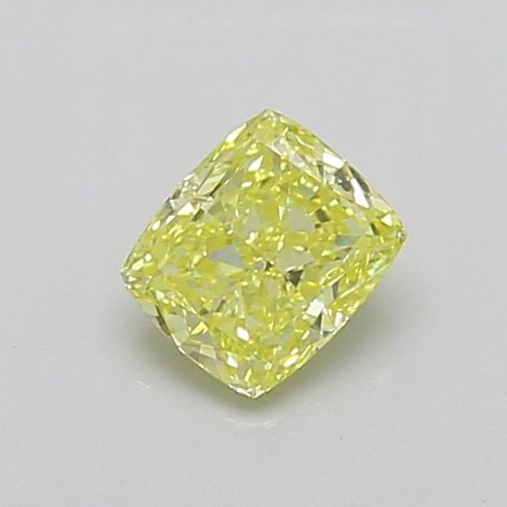 Loose Diamond - CUSHION MODIFIED 0.7ct Fancy Intense Yellow VS2: Loose Diamond - CUSHION MODIFIED 0.7ct Fancy Intense Yellow VS2 Source: This is a real non-mined Diamond that has been grown in a lab Shape: CUSHION MODIFIED Carats: 0.7 Color: Fancy Intense Yellow Ce