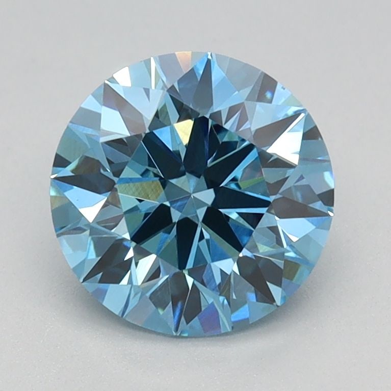 Ideal Loose Diamond - ROUND 1.3ct Fancy Vivid Blue VS1: Ideal Loose Diamond - ROUND 1.3ct Fancy Vivid Blue VS1 Source: This is a real non-mined Diamond that has been grown in a lab Shape: ROUND Carats: 1.3 Color: Fancy Vivid Blue Certification: IGI Video: