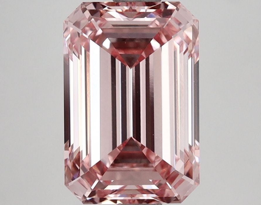 Loose Diamond - EMERALD 2.54ct Fancy Intense Pink VVS2: Loose Diamond - EMERALD 2.54ct Fancy Intense Pink VVS2 Source: This is a real non-mined Diamond that has been grown in a lab Shape: EMERALD Carats: 2.54 Color: Fancy Intense Pink Certification: IGI Vi