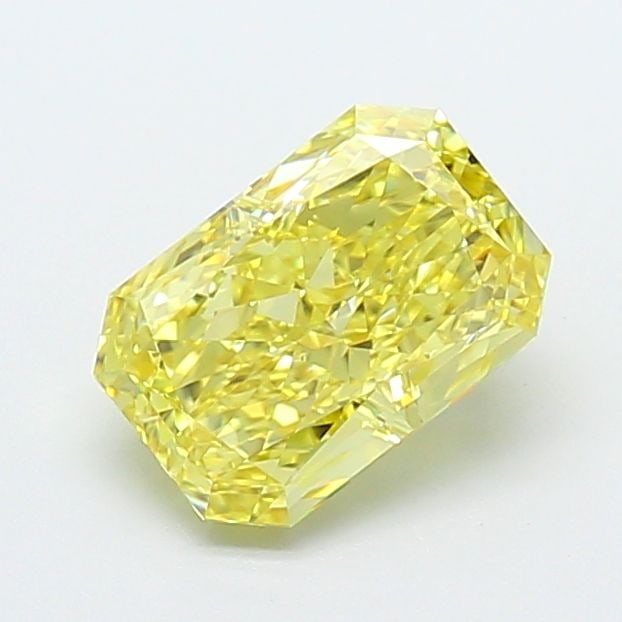 Loose Diamond - RADIANT 2.09ct Fancy Intense Yellow VVS2: Loose Diamond - RADIANT 2.09ct Fancy Intense Yellow VVS2 Source: This is a real non-mined Diamond that has been grown in a lab Shape: RADIANT Carats: 2.09 Color: Fancy Intense Yellow Certification: IG