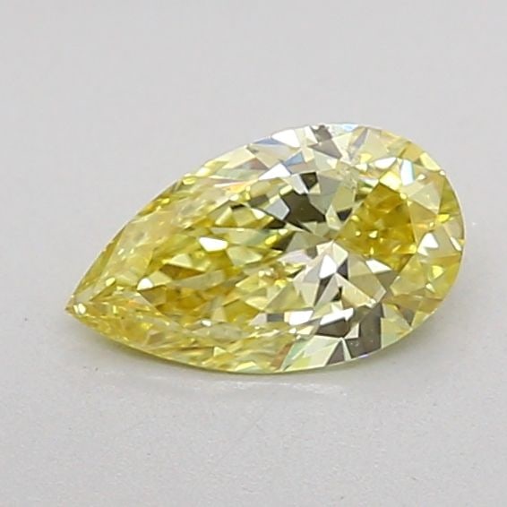 Loose Diamond - PEAR 0.51ct Fancy Vivid Yellow SI1: Loose Diamond - PEAR 0.51ct Fancy Vivid Yellow SI1 Source: This is a real non-mined Diamond that has been grown in a lab Shape: PEAR Carats: 0.51 Color: Fancy Vivid Yellow Certification: NONE Video: