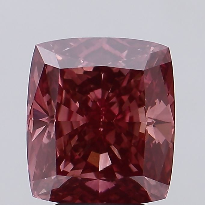 Loose Diamond - CUSHION MODIFIED 4.08ct Fancy Brown Pink VS2: Loose Diamond - CUSHION MODIFIED 4.08ct Fancy Brown Pink VS2 Source: This is a real non-mined Diamond that has been grown in a lab Shape: CUSHION MODIFIED Carats: 4.08 Color: Fancy Brown Pink Certific