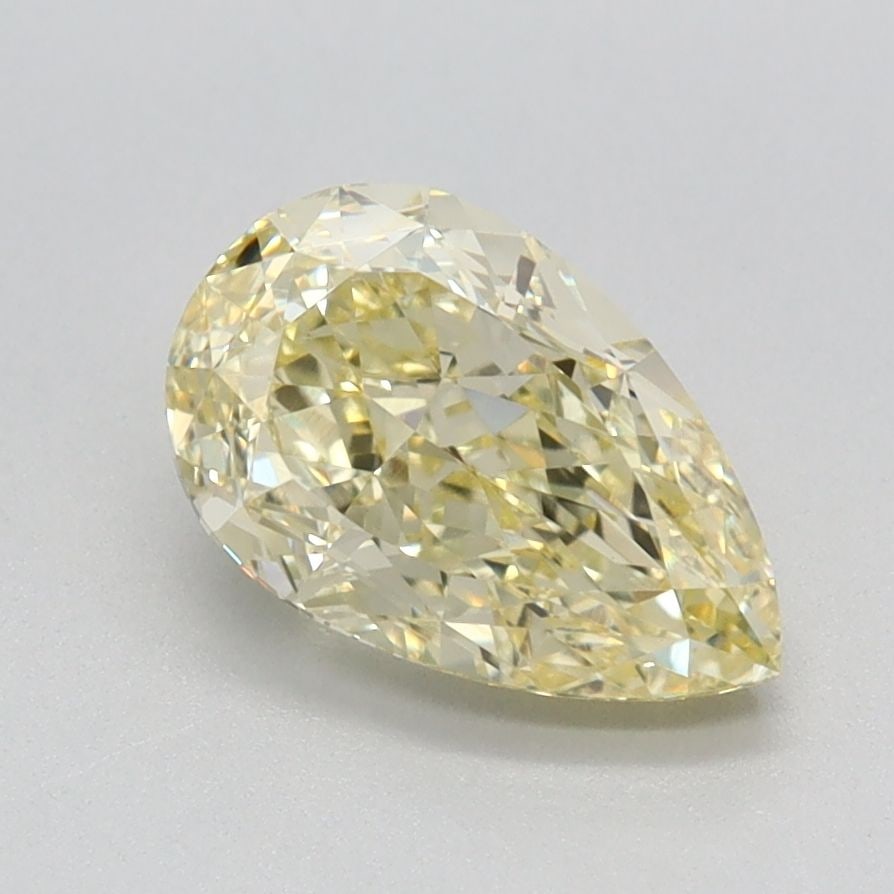 Loose Diamond - PEAR 1.41ct Fancy Yellow VVS2: Loose Diamond - PEAR 1.41ct Fancy Yellow VVS2 Source: This is a real non-mined Diamond that has been grown in a lab Shape: PEAR Carats: 1.41 Color: Fancy Yellow Certification: IGI Video: