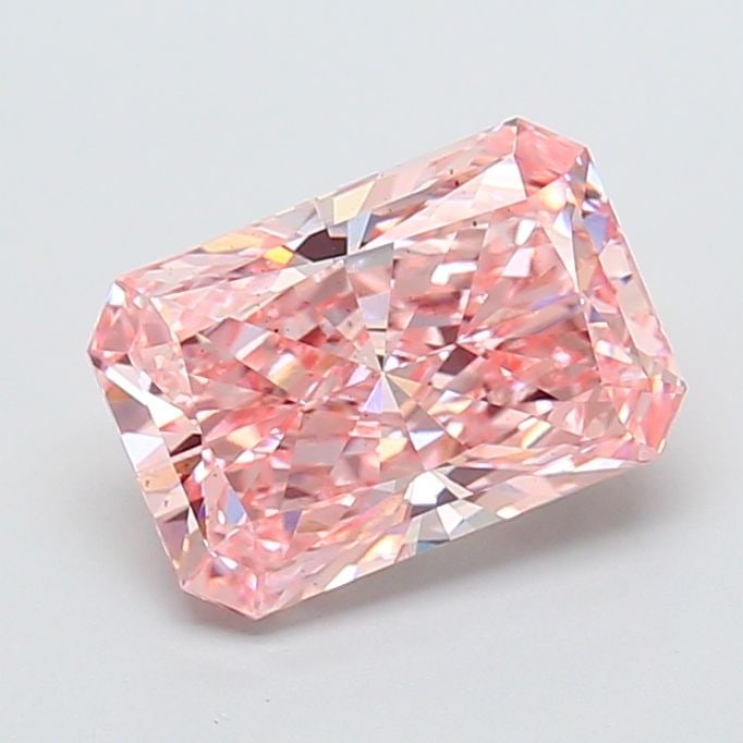 Loose Diamond - RADIANT 3.1ct Fancy Vivid Pink VS2 (1 of 1)