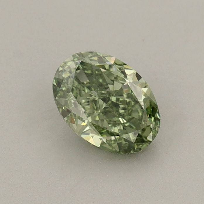 Loose Diamond - OVAL 0.52ct Fancy Vivid Green VS1: Loose Diamond - OVAL 0.52ct Fancy Vivid Green VS1 Source: This is a real non-mined Diamond that has been grown in a lab Shape: OVAL Carats: 0.52 Color: Fancy Vivid Green Certification: IGI Video:
