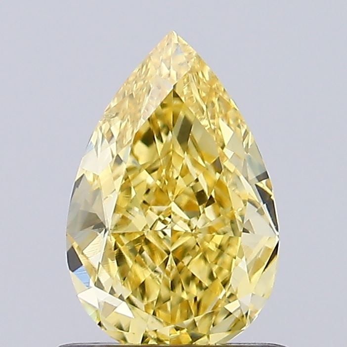Loose Diamond - PEAR 0.78ct Fancy Intense Yellow VS2: Loose Diamond - PEAR 0.78ct Fancy Intense Yellow VS2 Source: This is a real non-mined Diamond that has been grown in a lab Shape: PEAR Carats: 0.78 Color: Fancy Intense Yellow Certification: NONE Vide