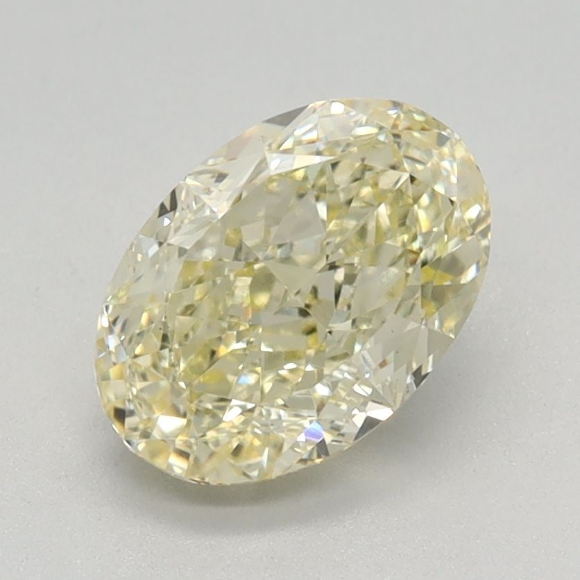 Loose Diamond - OVAL 1.35ct Fancy Yellow VS1: Loose Diamond - OVAL 1.35ct Fancy Yellow VS1 Source: This is a real non-mined Diamond that has been grown in a lab Shape: OVAL Carats: 1.35 Color: Fancy Yellow Certification: IGI Video: