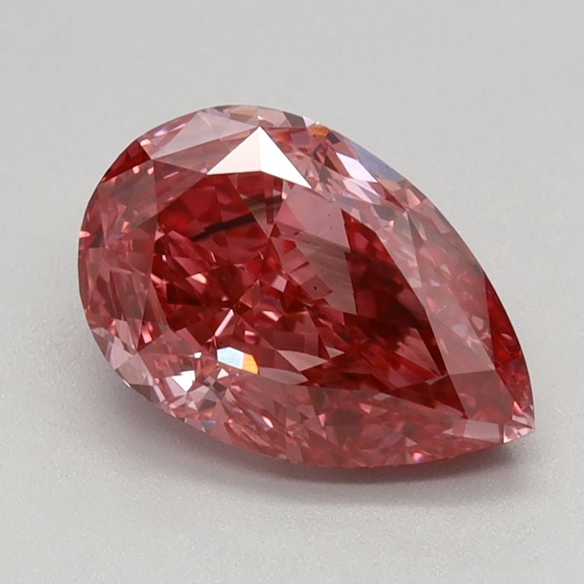 Loose Diamond - PEAR 1.36ct Fancy Vivid Pink VS1: Loose Diamond - PEAR 1.36ct Fancy Vivid Pink VS1 Source: This is a real non-mined Diamond that has been grown in a lab Shape: PEAR Carats: 1.36 Color: Fancy Vivid Pink Certification: IGI Video: