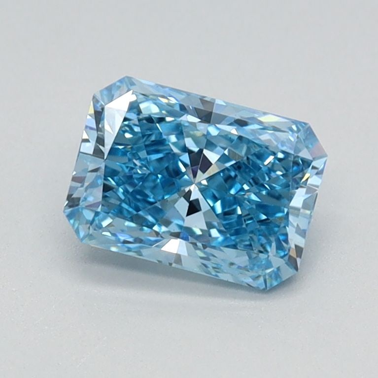 Loose Diamond - RADIANT 0.73ct Fancy Vivid Blue VS1: Loose Diamond - RADIANT 0.73ct Fancy Vivid Blue VS1 Source: This is a real non-mined Diamond that has been grown in a lab Shape: RADIANT Carats: 0.73 Color: Fancy Vivid Blue Certification: IGI Video: