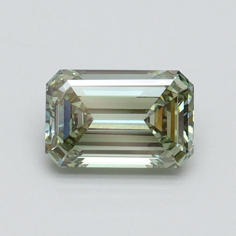 Loose Diamond - EMERALD 0.78ct Fancy Intense Green VVS2: Loose Diamond - EMERALD 0.78ct Fancy Intense Green VVS2 Source: This is a real non-mined Diamond that has been grown in a lab Shape: EMERALD Carats: 0.78 Color: Fancy Intense Green Certification: IGI 