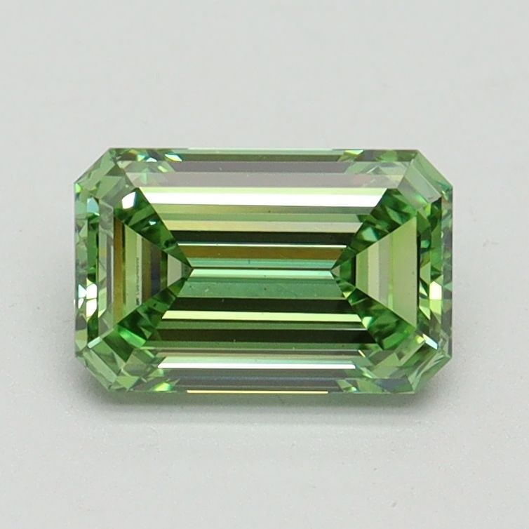 Loose Diamond - EMERALD 1.01ct Fancy Vivid Green VS1 (1 of 1)