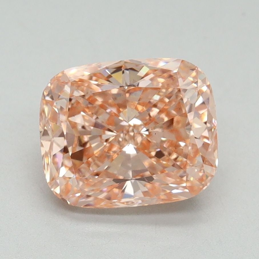 Loose Diamond - CUSHION BRILLIANT 2.16ct Fancy Vivid Pink VS2: Loose Diamond - CUSHION BRILLIANT 2.16ct Fancy Vivid Pink VS2 Source: This is a real non-mined Diamond that has been grown in a lab Shape: CUSHION BRILLIANT Carats: 2.16 Color: Fancy Vivid Pink Certif