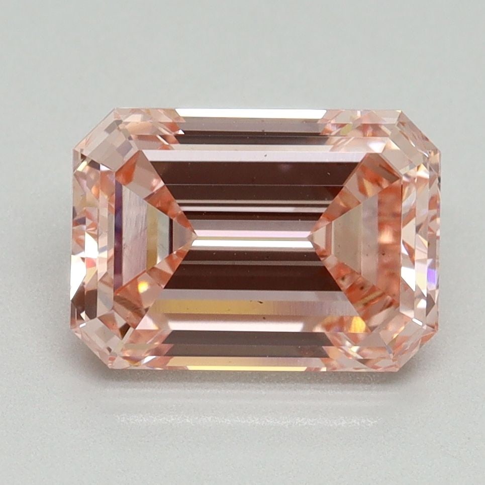 Loose Diamond - EMERALD 3.03ct Fancy Intense Pink VS1: Loose Diamond - EMERALD 3.03ct Fancy Intense Pink VS1 Source: This is a real non-mined Diamond that has been grown in a lab Shape: EMERALD Carats: 3.03 Color: Fancy Intense Pink Certification: IGI Vid