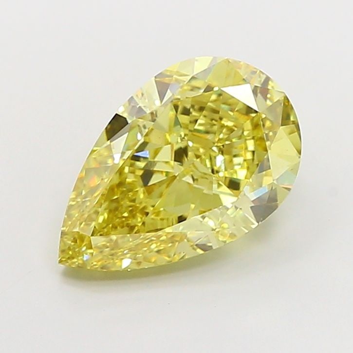 Loose Diamond - PEAR 5.02ct Fancy Intense Yellow VS1 (1 of 1)