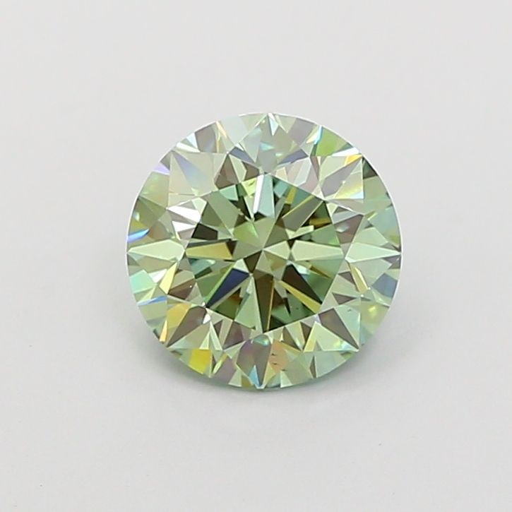 Loose Diamond - ROUND 2.04ct Fancy Vivid Green VS2: Loose Diamond - ROUND 2.04ct Fancy Vivid Green VS2 Source: This is a real non-mined Diamond that has been grown in a lab Shape: ROUND Carats: 2.04 Color: Fancy Vivid Green Certification: IGI Video: