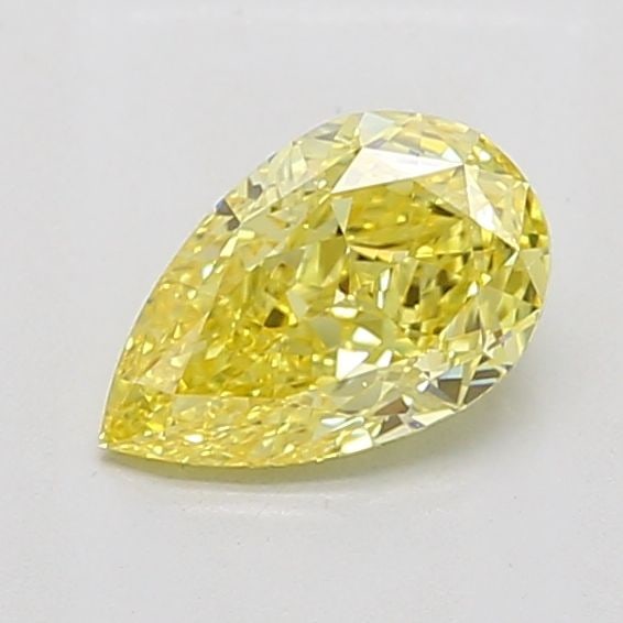 Loose Diamond - PEAR 1.07ct Fancy Vivid Yellow VVS2: Loose Diamond - PEAR 1.07ct Fancy Vivid Yellow VVS2 Source: This is a real non-mined Diamond that has been grown in a lab Shape: PEAR Carats: 1.07 Color: Fancy Vivid Yellow Certification: IGI The Diam