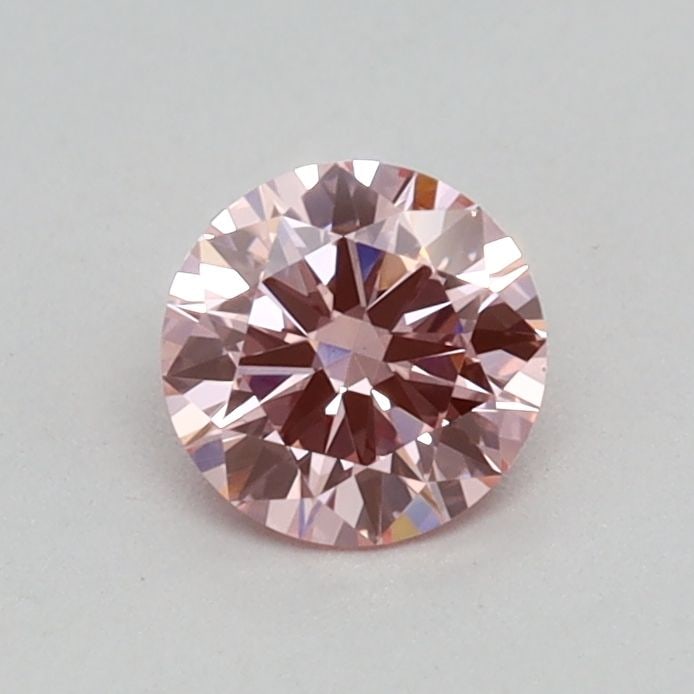 Loose Diamond - ROUND 0.34ct Fancy Intense Pink VS1: Loose Diamond - ROUND 0.34ct Fancy Intense Pink VS1 Source: This is a real non-mined Diamond that has been grown in a lab Shape: ROUND Carats: 0.34 Color: Fancy Intense Pink Certification: IGI Video:
