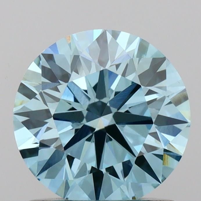 Ideal Loose Diamond - ROUND 1.02ct Fancy Vivid Blue VVS2: Ideal Loose Diamond - ROUND 1.02ct Fancy Vivid Blue VVS2 Source: This is a real non-mined Diamond that has been grown in a lab Shape: ROUND Carats: 1.02 Color: Fancy Vivid Blue Certification: IGI Vide