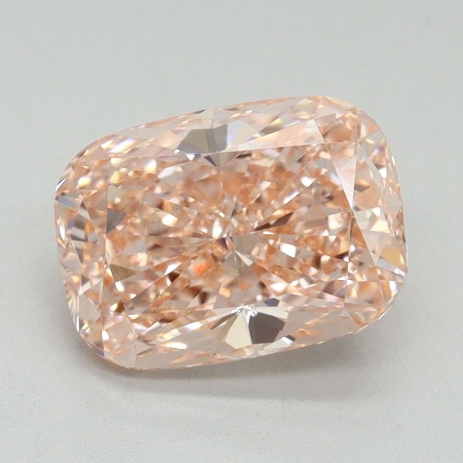 Loose Diamond - CUSHION BRILLIANT 2.16ct Fancy Vivid Pink VS1: Loose Diamond - CUSHION BRILLIANT 2.16ct Fancy Vivid Pink VS1 Source: This is a real non-mined Diamond that has been grown in a lab Shape: CUSHION BRILLIANT Carats: 2.16 Color: Fancy Vivid Pink Certif
