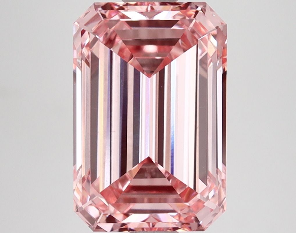 Loose Diamond - EMERALD 3.68ct Fancy Intense Pink VS1 (1 of 1)