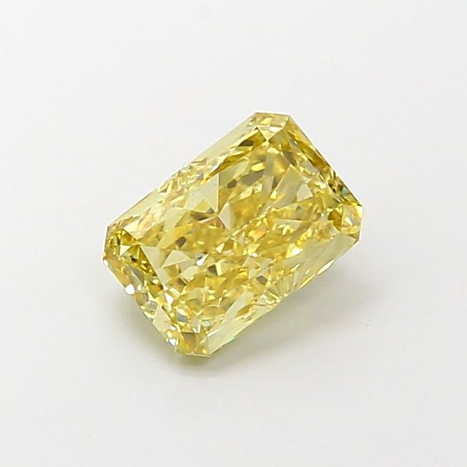 Loose Diamond - RADIANT 1.24ct Fancy Intense Yellow VS1: Loose Diamond - RADIANT 1.24ct Fancy Intense Yellow VS1 Source: This is a real non-mined Diamond that has been grown in a lab Shape: RADIANT Carats: 1.24 Color: Fancy Intense Yellow Certification: IGI