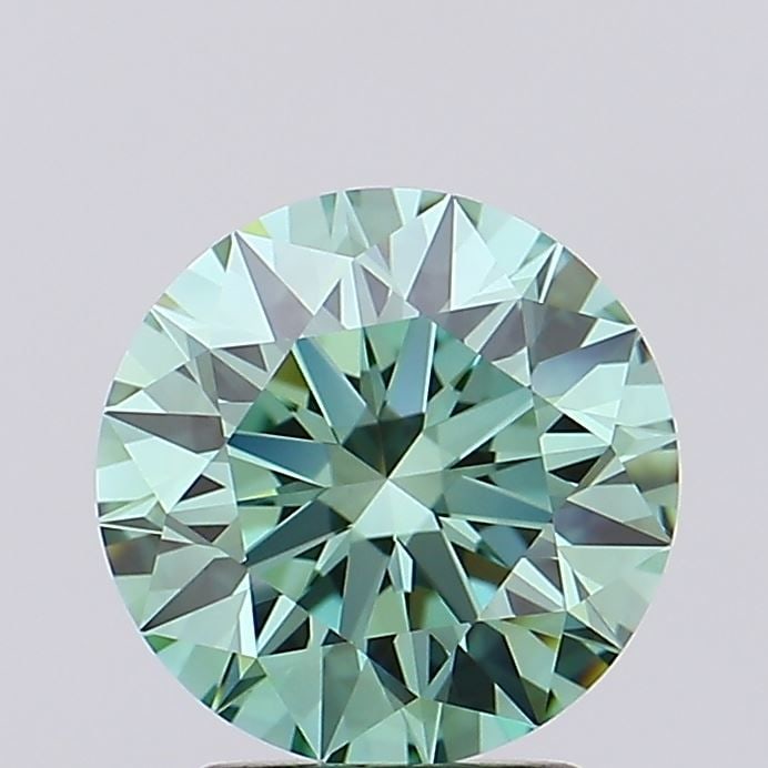 Ideal Loose Diamond - ROUND 2.51ct Fancy Vivid Green VVS1 (1 of 1)