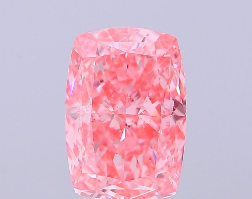 Loose Diamond - CUSHION MODIFIED 2.79ct Fancy Vivid Pink VS1: Loose Diamond - CUSHION MODIFIED 2.79ct Fancy Vivid Pink VS1 Source: This is a real non-mined Diamond that has been grown in a lab Shape: CUSHION MODIFIED Carats: 2.79 Color: Fancy Vivid Pink Certific