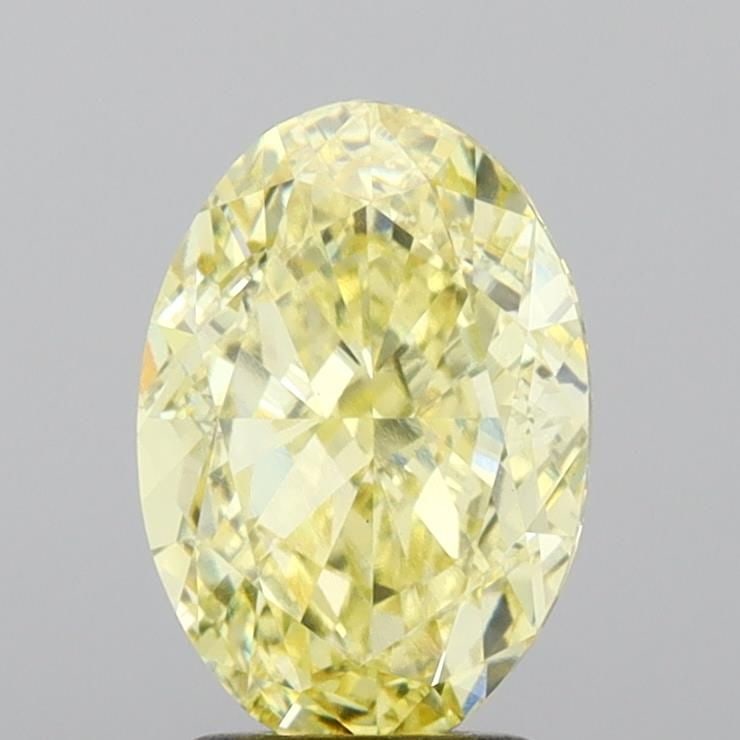 Loose Diamond - OVAL 3.0ct Fancy Intense Yellow VS1: Loose Diamond - OVAL 3.0ct Fancy Intense Yellow VS1 Source: This is a real non-mined Diamond that has been grown in a lab Shape: OVAL Carats: 3.0 Color: Fancy Intense Yellow Certification: IGI Video: