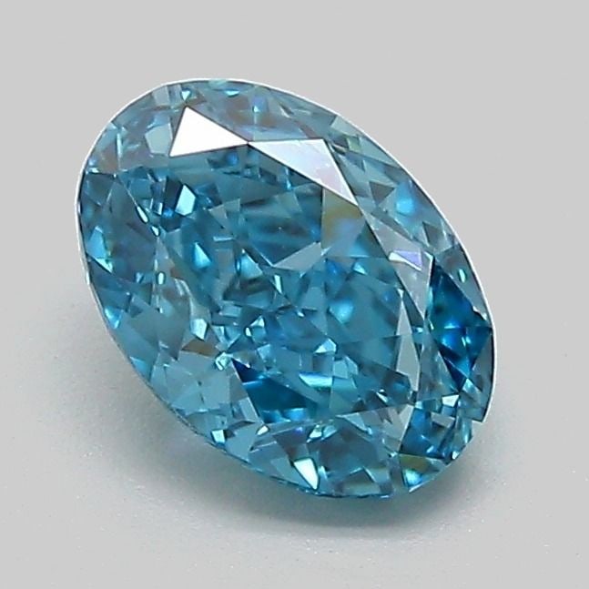 Loose Diamond - OVAL 1.11ct Fancy Vivid Blue VVS2: Loose Diamond - OVAL 1.11ct Fancy Vivid Blue VVS2 Source: This is a real non-mined Diamond that has been grown in a lab Shape: OVAL Carats: 1.11 Color: Fancy Vivid Blue Certification: IGI Video:
