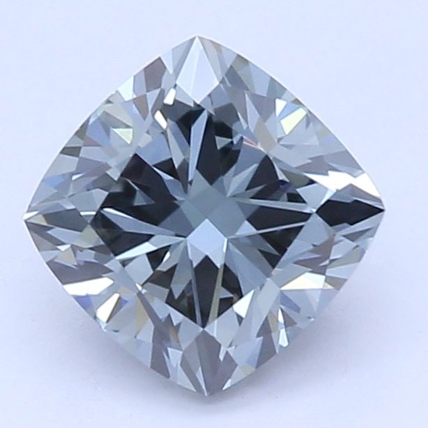 Loose Diamond - CUSHION BRILLIANT 0.56ct Fancy Intense Gray Blue VVS1: Loose Diamond - CUSHION BRILLIANT 0.56ct Fancy Intense Gray Blue VVS1 Source: This is a real non-mined Diamond that has been grown in a lab Shape: CUSHION BRILLIANT Carats: 0.56 Color: Fancy Intense G